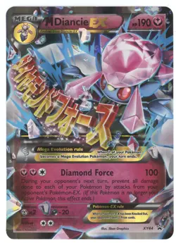 2015 Pokemon XY Black Star Promos M Diancie EX (Jumbo Card) #XY44 - Image 1