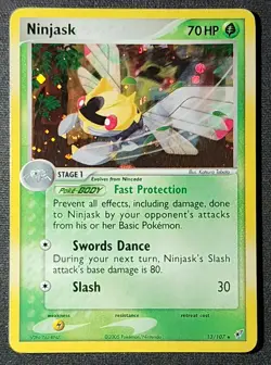 2005 EX-Deoxys NInjask 13/107 Holographic Pokemon Card - Image 1