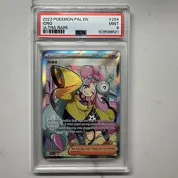 2023 POKEMON PAL EN-PALDEA EVOLVED ULTRA RARE #254 IONO PSA 9 - Image 1