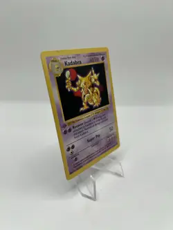 Pokemon TCG 1st Edition Kadabra 32/102 Base Set Shadowless - MP - Image 3
