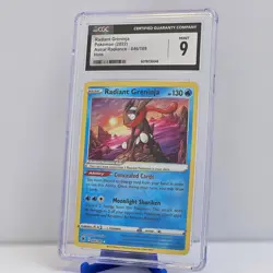 Radiant Greninja 046/189 Astral Radiance Pokemon CGC 9 Mint Holo - Image 1