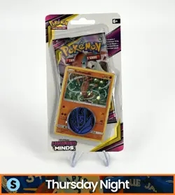 POKEMON SUN & MOON UNIFIED MINDS SEALED BOOSTER PACK HANGER SUDOWOODO PROMO - Image 1