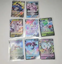 Pokemon TCG Huge Value Lot Of 8 Mixed Cards Vs And Vstar, Palkia! - Image 1