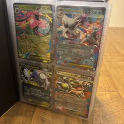 82 card Starter Pokemon Binder With EX Promos Pokeballs Jumbo And Promos - Image 1