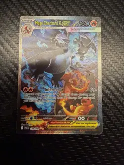 Mega Charizard X EX 125/94 ENGLISH SIR Phantasmal Flames NM Pack Fresh Pokemon - Image 2