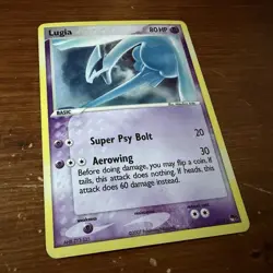 Pokemon Lugia POP Series 5 Promo Holo Rare 2/17 Card 2007 - Image 2