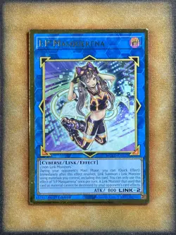 Yugioh I:P Masquerena MGED-EN035 Gold Rare 1st Ed NM - Image 1