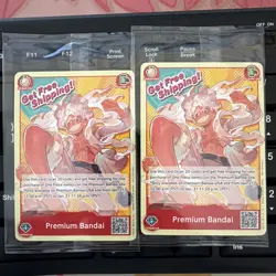 ONE PIECE CARD GAME MONKEY.D.LUFFY PREMIUM BANDAI CARD GAMES FEST 23-24 Sealed - Image 1