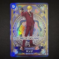 Sanji OP06-119 SP Alt Art SEC A Fist of Divine Speed ONE PIECE CCG Japanese NM - Image 2