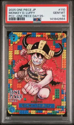 2025 ONE PIECE JPN PREMIUM COLLECTION ONE PIECE DAY'25 MONKEY D. LUFFY PSA 10 - Image 1
