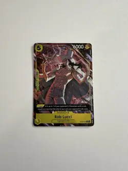 One Piece Rob Lucci ST29 Full Art Foil - Starter Deck 29 Egghead English - Image 1