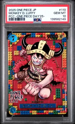 2025 ONE PIECE JPN PREMIUM COLLECTION ONE PIECE DAY'25MONKEY D. LUFFY PSA 10 - Image 1