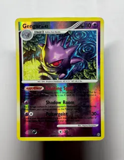 Gengar (Reverse Holo) - 18/100 - Pokemon Stormfront - LP-MP Condition - Image 1