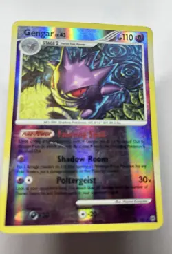 Gengar (Reverse Holo) - 18/100 - Pokemon Stormfront - LP-MP Condition - Image 3