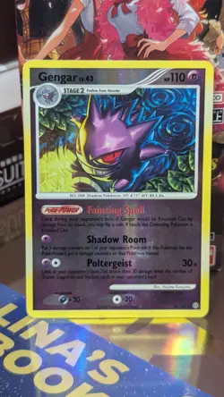 Pokemon TCG 2008 Gengar 18/100 Stormfront Reverse Holo Rare - Image 1