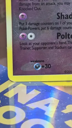 Pokemon TCG 2008 Gengar 18/100 Stormfront Reverse Holo Rare - Image 4