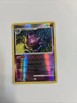 Pokemon TCG Gengar Stormfront 18/100 Reverse Holo Rare Light Play Condition - Image 1