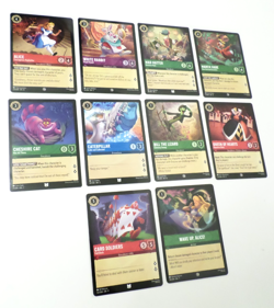 Disney Lorcana Theme Lot - Alice in Wonderland Theme Lot of 10 Cards - Image 2