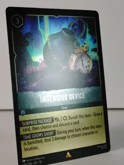 Ingenious Device - FOIL - Whispers in the Well - LORCANA - 201/204 - NM - T - Image 2