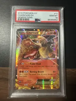 PSA 10 Gem Mint 2016 Pokemon XY Generations Charizard EX 11/83 - Image 1