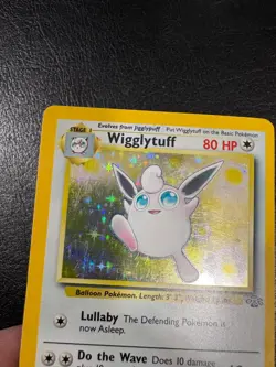 Pokemon WOTC 1999 Jungle Base Set Wigglytuff holo Rare Vintage Pokemon Card - Image 3
