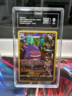Pokemon TCG Gengar Lost Origin Trainer Gallery TG06/TG30 Holo Ultra Rare TAG 9 - Image 1