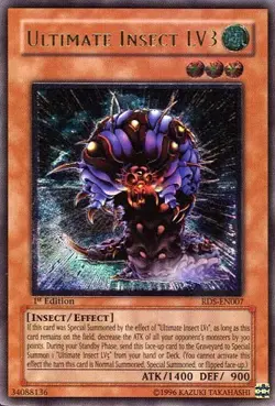 Moderately Played, English - 1 x MTG Ultimate Insect LV3 - RDS-EN007 - Ultimate - Image 1