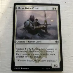 MTG 1x Abzan Battle Priest x1 MP Khans of Tarkir - Image 1
