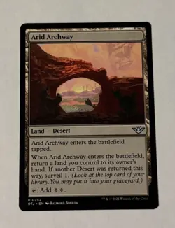 MTG Arid Archway - Outlaws of Thunder Junction LP - Image 1