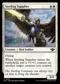 Sterling Supplier - Foil - Outlaws of Thunder Junction #0033 MTG Magic The Gathe - Image 1