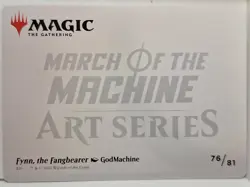 Fynn, the Fangbearer - GOLD STAMPED ART CARD- Magic the Gathering MTG Nice! - Image 2