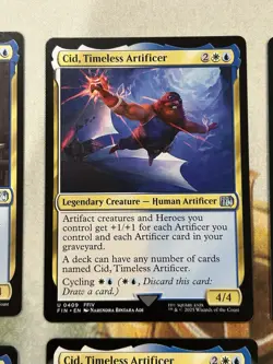 Cid, Timeless Artificer Lot of 9 MTG Final Fantasy No Dupes - NM/M 🔥 - Image 3