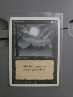 Bad Moon MTG REVISED EDITION - Image 1