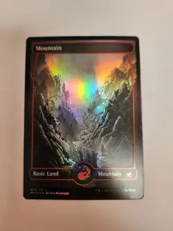 Mountain Basic Land 275/277L MID FOIL, Innistrad: Midnight Hunt, MTG, NM - Image 1