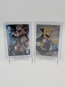 Cynthia Pokemon Waifu Cards Goddess Story Doujin Anime girl CCG Waifu Cards - Image 1