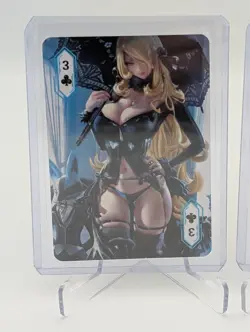 Cynthia Pokemon Waifu Cards Goddess Story Doujin Anime girl CCG Waifu Cards - Image 2