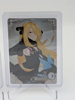 Cynthia Pokemon Waifu Cards Goddess Story Doujin Anime girl CCG Waifu Cards - Image 3