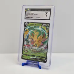 Leafeon V 007/203 Evolving Skies Pokemon CGC 9 Mint Holo 2021 - Image 1