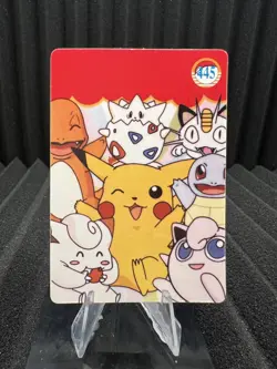 Pokemon Vintage Pocket Monsters Vending HOLO Prism Sticker Bandai 1999 Nintendo - Image 2