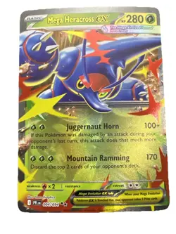 Pokemon TCG Mega Heracross ex 04/94 Double Rare ME02: Phantasmal Flames NM - Image 1