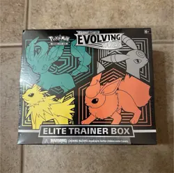 Pokemon TCG Sword & Shield Evolving Skies Elite Trainer Box English 2021 - Image 1