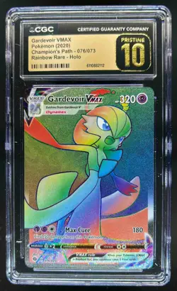 2020 Pokemon Champion's Path Gardevoir VM Pristine Holo Full Art #076/073 CGC 10 - Image 1
