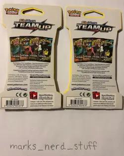 1 NEW SEALED Pokemon Sun & Moon Team Up Sleeved Booster Pack Near Mint - Image 3
