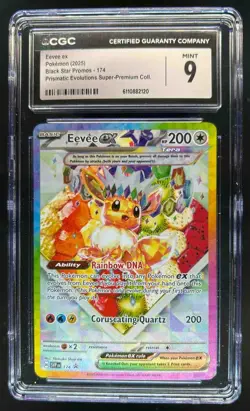 2025 Pokemon Prismatic Evolutions Eevee Promos #174 CGC 9 - Image 1