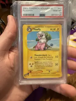 2003 Pokemon Aquapolis Flaaffy #47/147 PSA 10 - Image 1