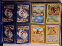 Vintage Pokemon Binder With Cards - Image 4