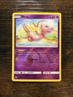 Mew 76/214 Reverse Holo Rare Pokemon TCG Unbroken Bonds - Image 1