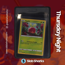 2020 POKEMON SWORD & SHIELD REBEL CLASH #020/192 APPLIN HOLO - Image 1