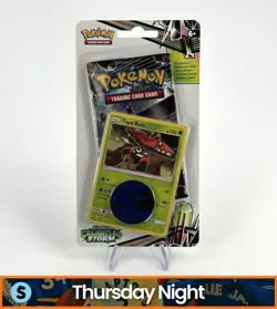 POKEMON SUN & MOON CELESTIAL STORM SEALED BOOSTER PACK HANGER TAPU BULU PROMO - Image 1