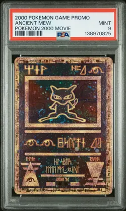 2000 POKEMON GAME MOVIE POKEMON 2000 MOVIE ANCIENT MEW PSA 9 - Image 1